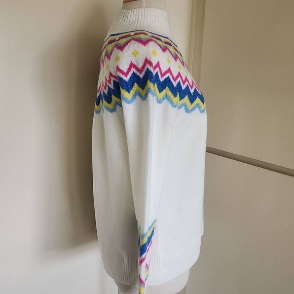 riley & rae Antique White Pullover Turtleneck Sweater,  NWT, Size Small - Picture 4 of 8